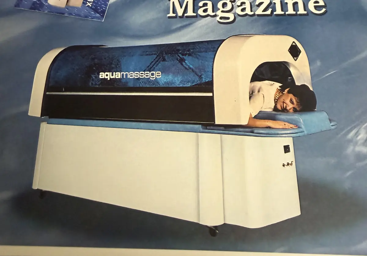 Aqua Massage dry hydrotherapy massage machine at Grennan Injury Rehab