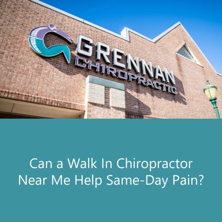 walk in chiropractor near me