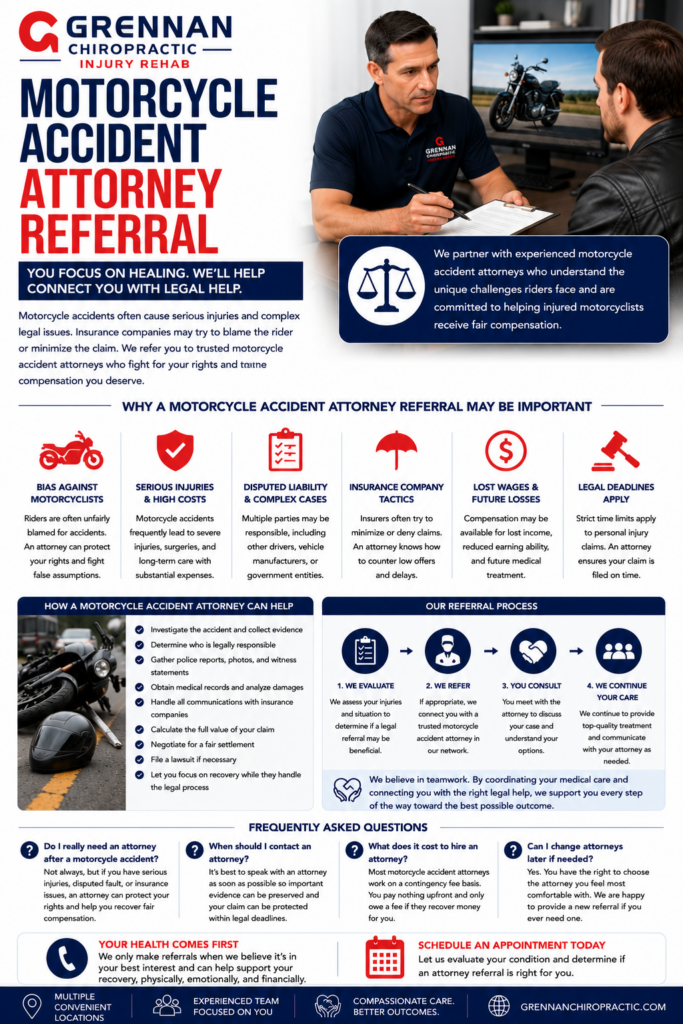 Motorcycle Accident Attorney Referral