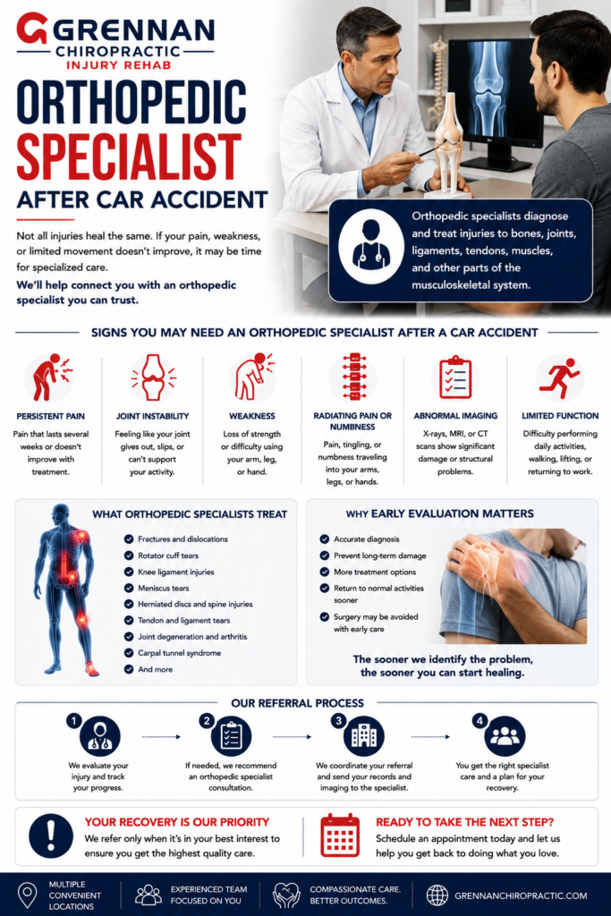 Orthopedic Specialist After Car Accident