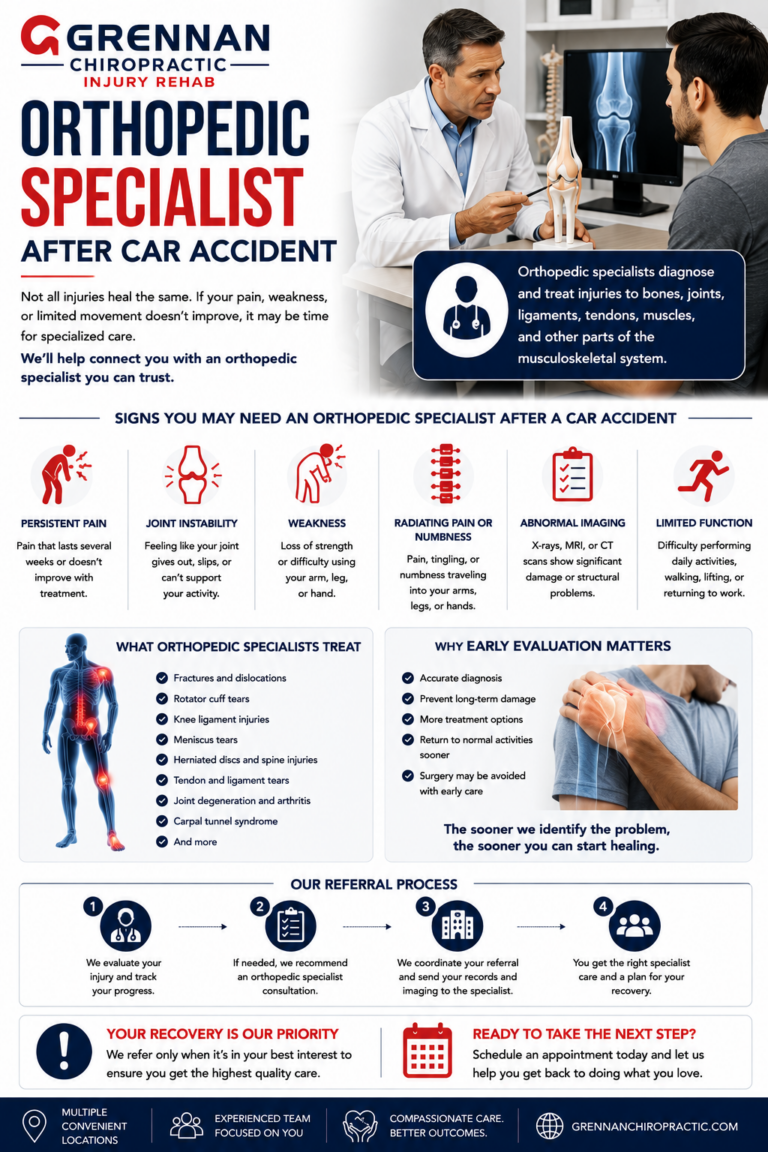 Orthopedic Specialist After Car Accident