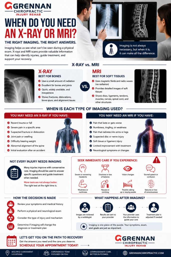 When Do You Need an X-Ray or MRI?